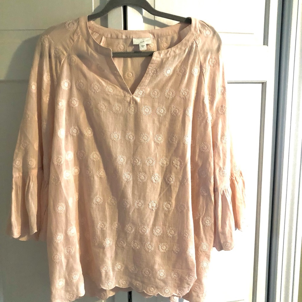 Blush flowing blouse by j.jill